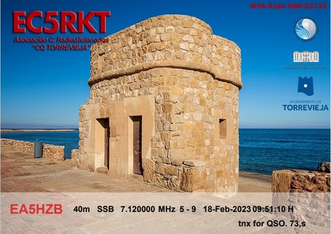 Carte QSL (Torre del Embarcadero)