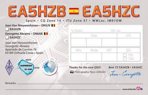 qsl ea5hzc